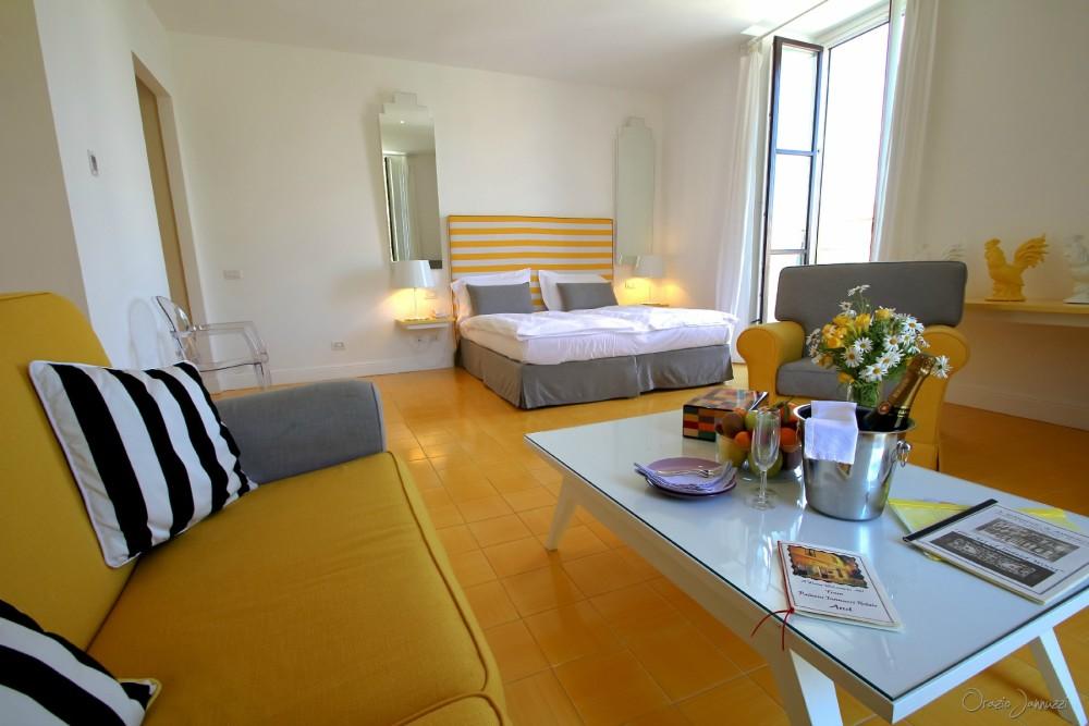 Una camera del Palazzo Jannuzzi relais, Sorrento