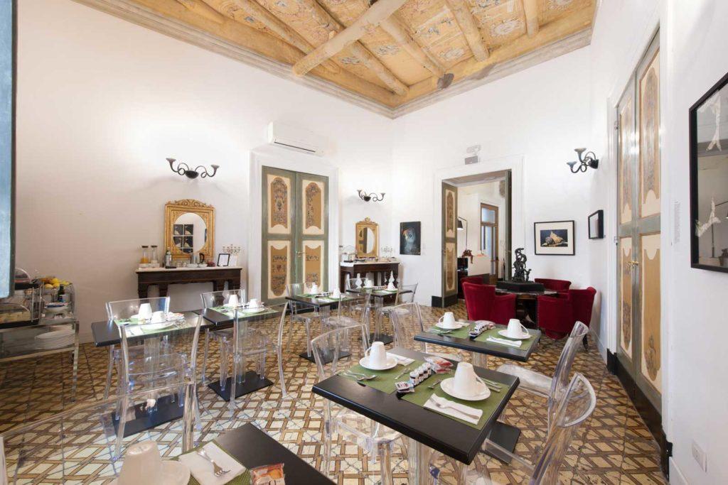 Sala Colazione del Santa Chiara Boutique Hotel